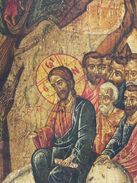 Russian School | Jesus' entry into Jerusalem, Palm Sunday | MutualArt
