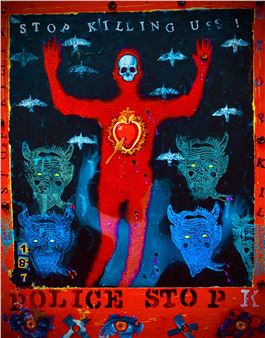 California City Censored Exhibition Depicting Police Violence