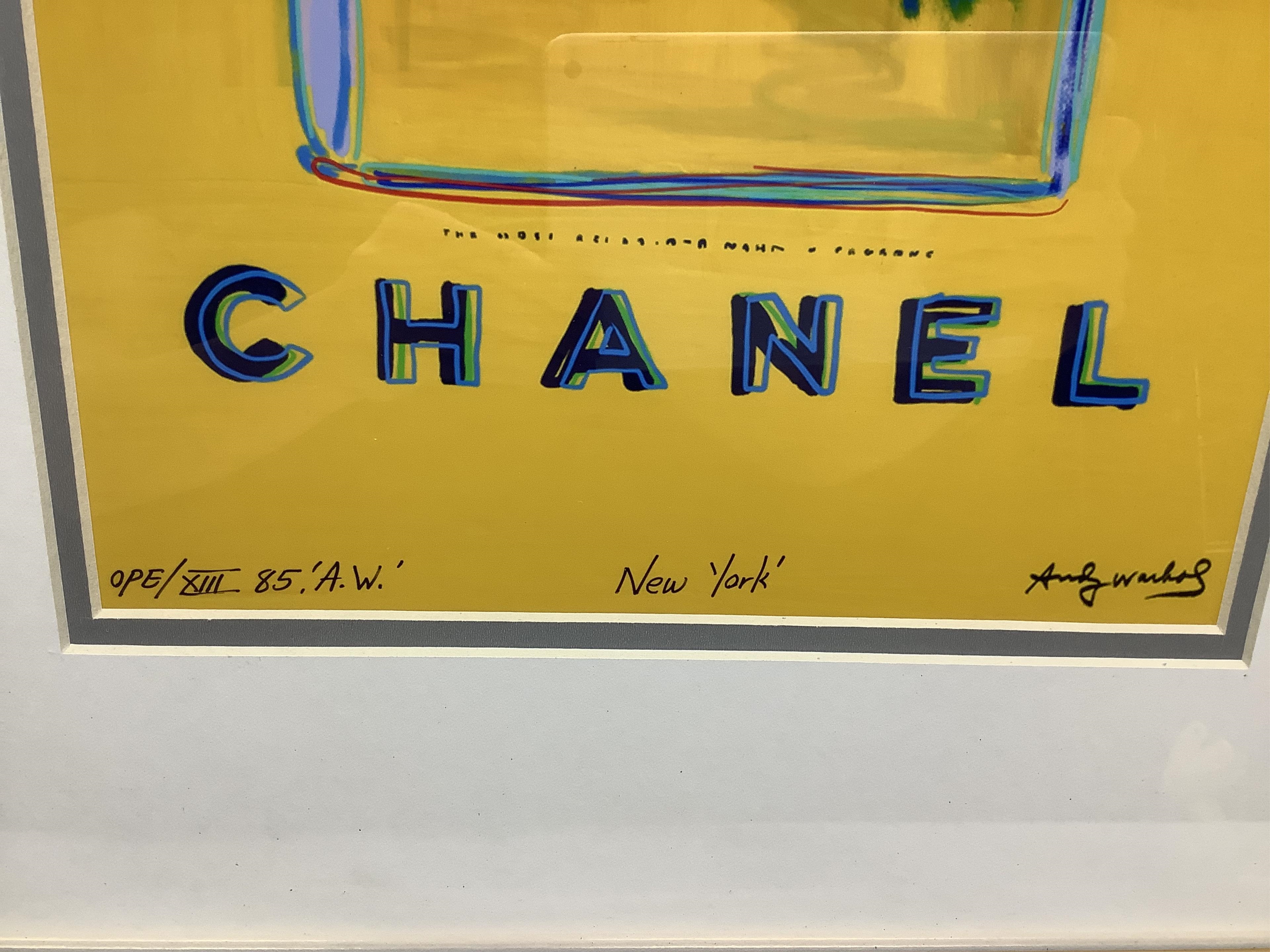 Artwork by Andy Warhol, Chanel No.5, Made of Lithograph