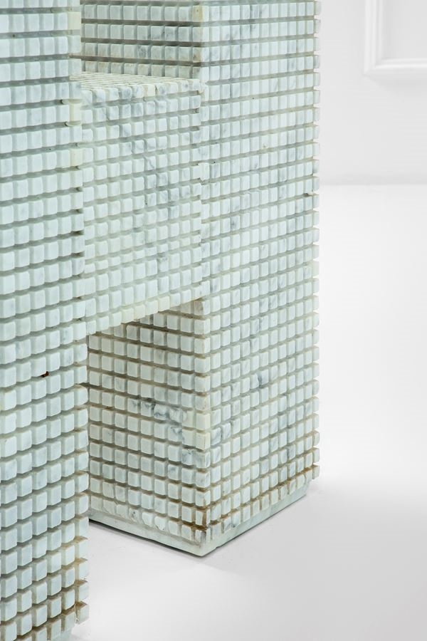 Artwork by Urano Palma, Tavolo, Made of carving milling, crystal.