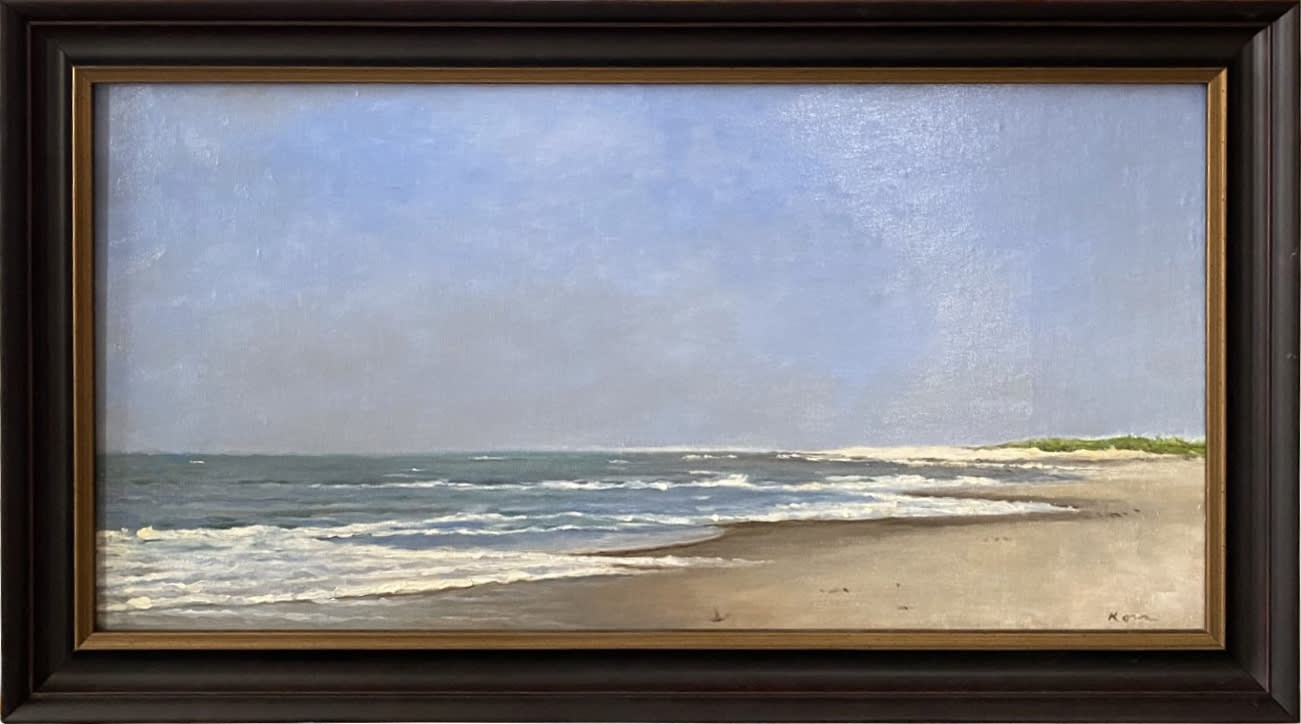 Artwork by Marla Korr, Madaket Beach, Made of oil on canvas