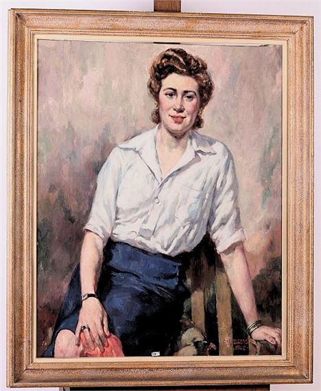 Madame Marguerite Meynart by Antoine Daens, 1942