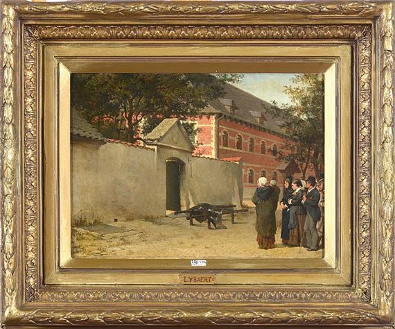 Le recueillement by Theophile Liebaert, 1879