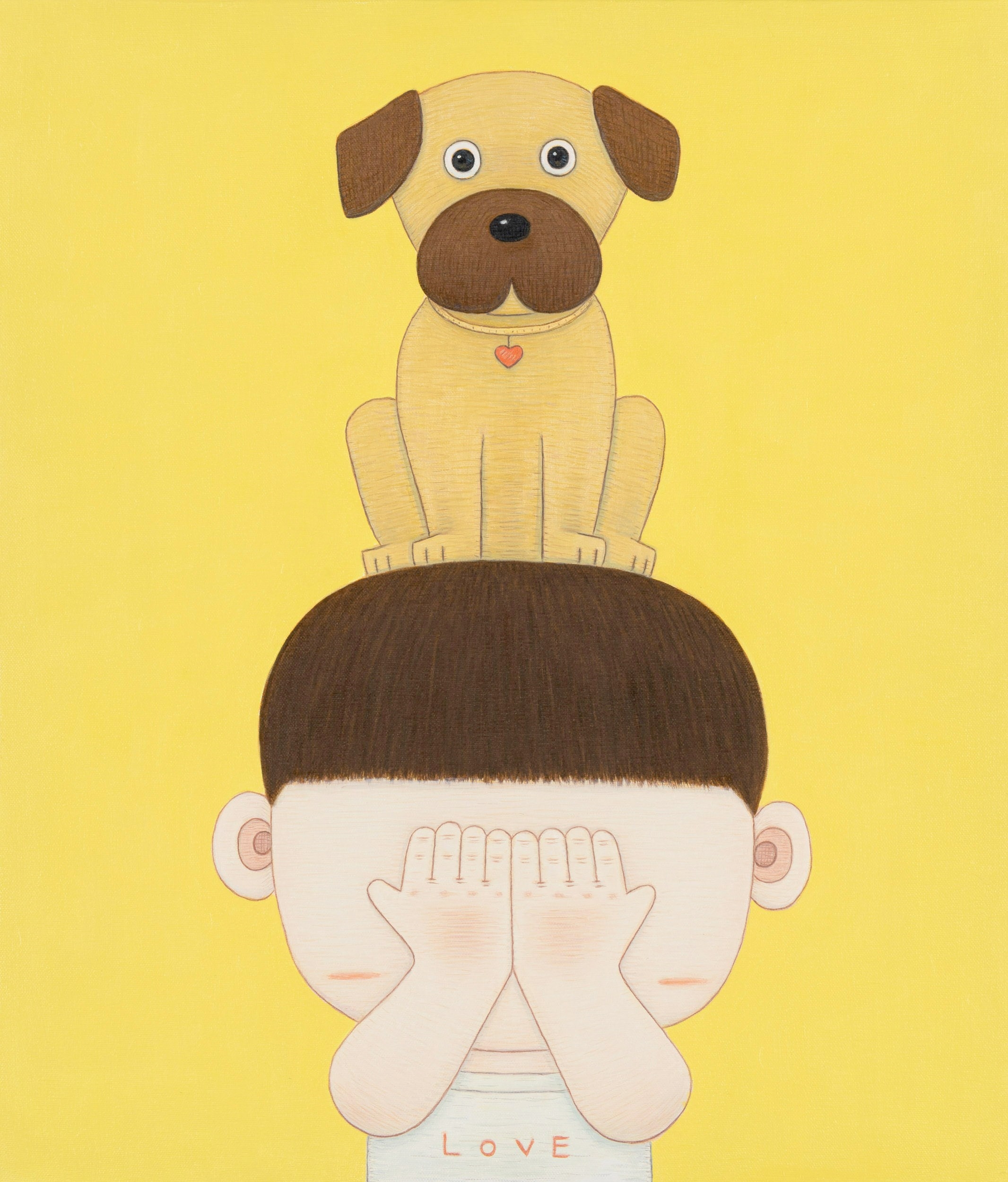 Artwork by Jo Gyuhun, Puppy, Made of oil on canvas