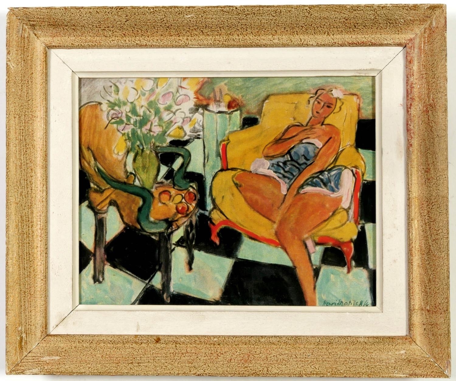 Femme Assise, off set by Henri Matisse