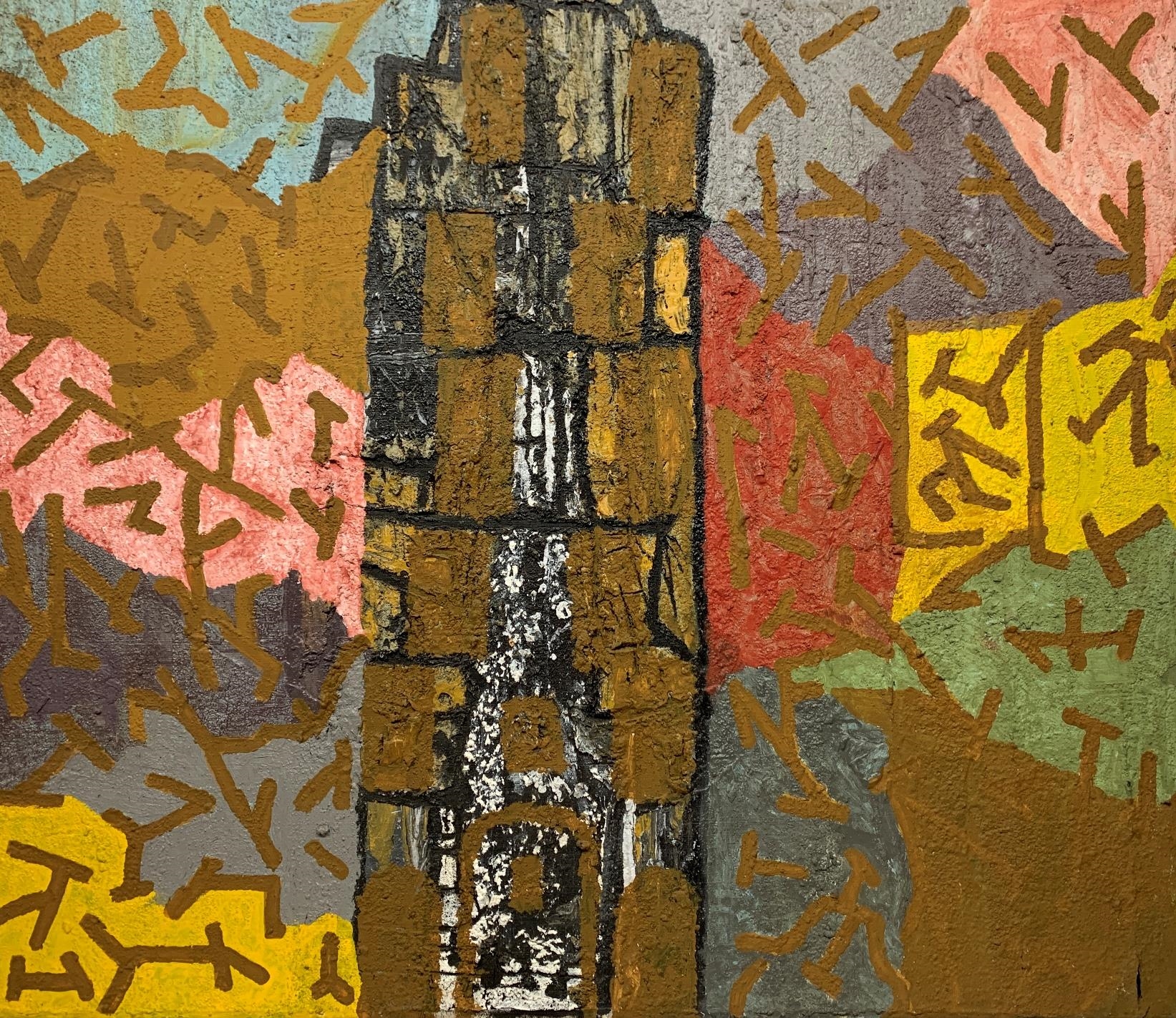 Artwork by Taller Diego Donner, Intervencion, Made of oil on canvas