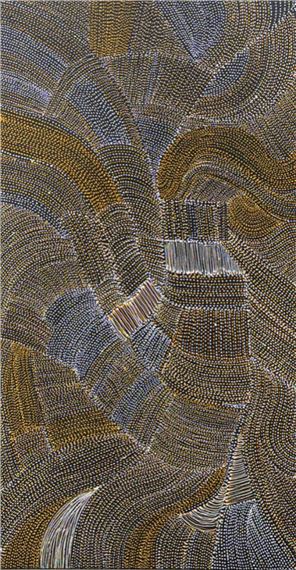 Bush Seed and Leaf Dreaming 2022 by Abie Loy Kemarre, 2022