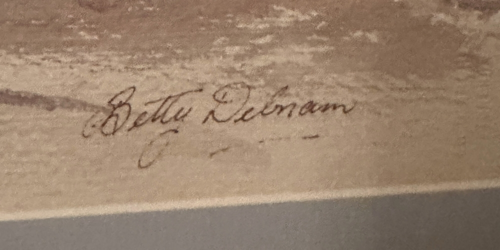 Artwork by Betty Debman, Country Street Scene, Made of watercolour