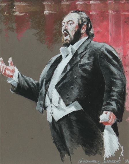 'LUCAINO PAVAROTTI' by Michael Mcdade, 1998