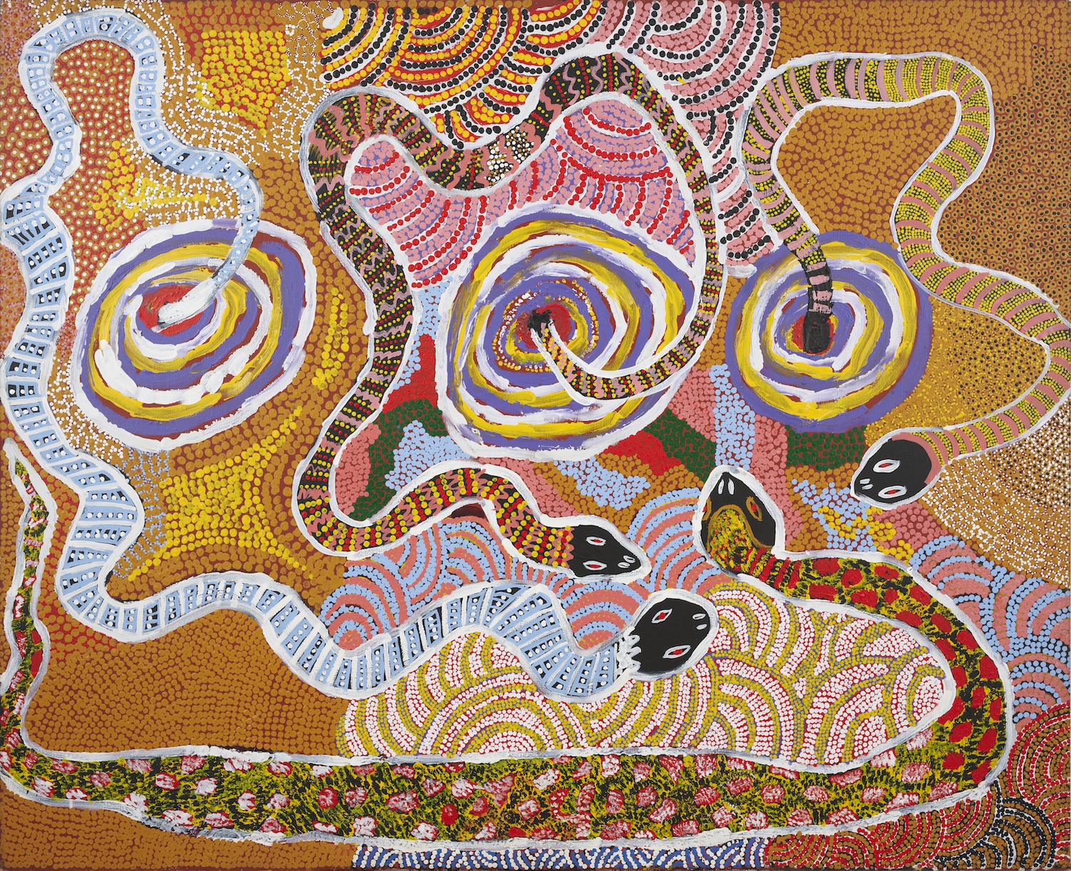 Artwork by Cliff Reid, Lirru, Made of synthetic polymer paint on canvas