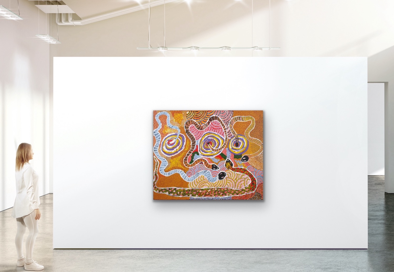 Artwork by Cliff Reid, Lirru, Made of synthetic polymer paint on canvas