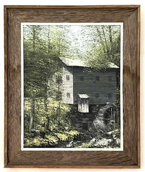 Joe Shell | Joe Shell Signed Oil on Canvas Board Framed | MutualArt