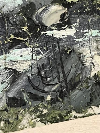 Joe Shell | Joe Shell Signed Oil on Canvas Board Framed | MutualArt