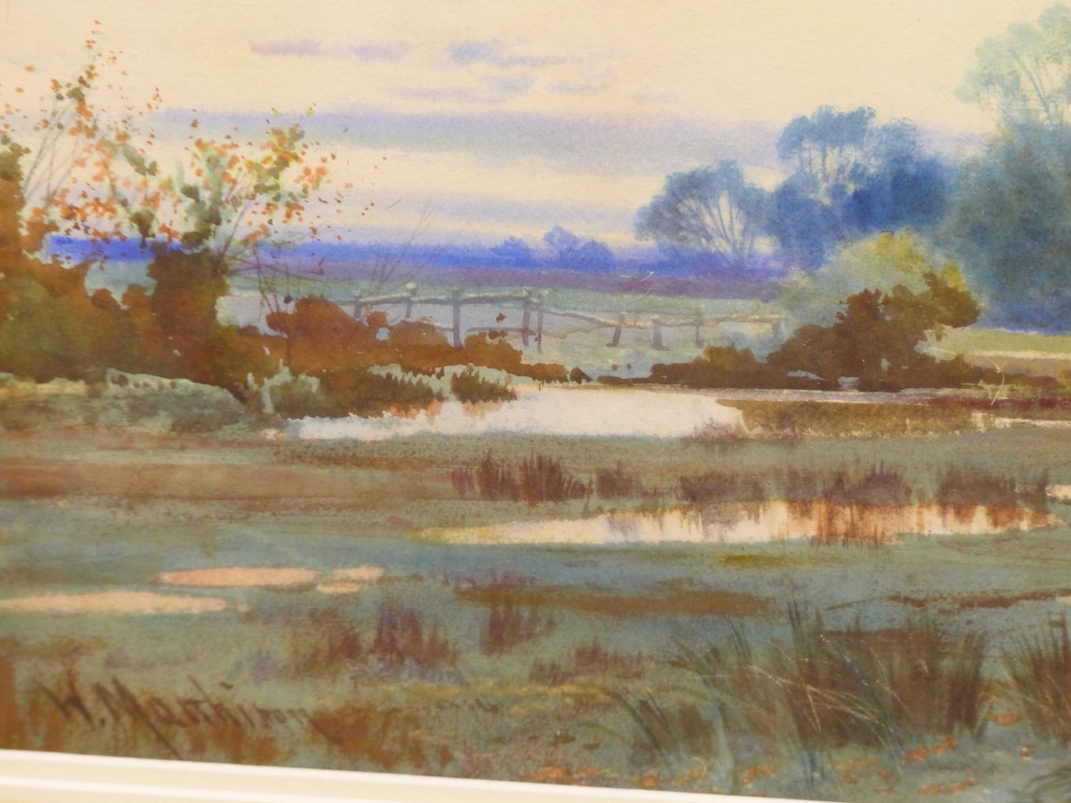 William Mathison | SHEEP IN A RIVERSIDE MEADOW | MutualArt