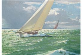 'Sail Power: Martyn Mackrill and Traditional Marines' now on view at David Messum Fine Art
