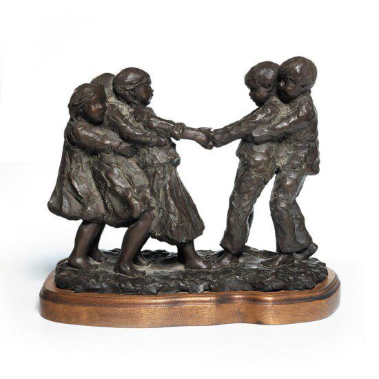 Tug o’ War by Glenna Goodacre, dated 1987