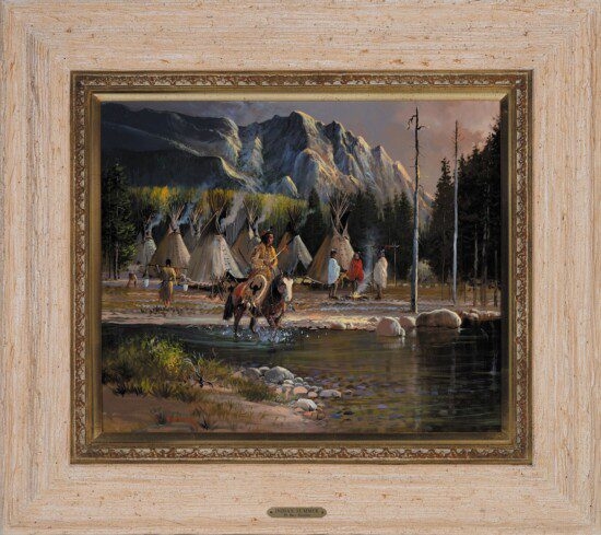 Artwork by Bill Shaddix, Indian Summer, Made of Oil on canvas