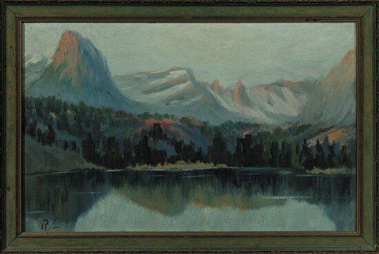 Artwork by Raphael Lillywhite, Fern Lake, Made of Oil on board