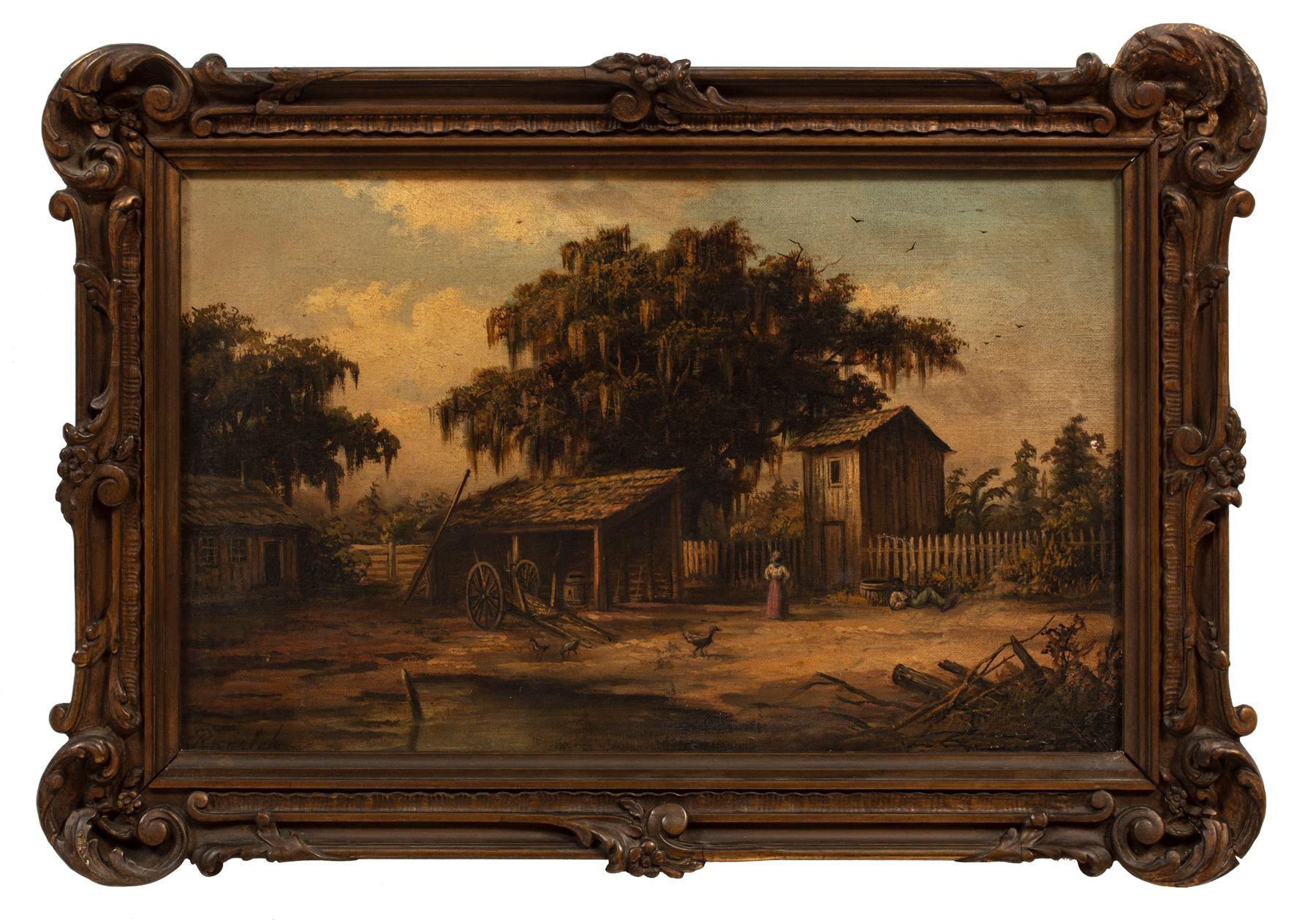 Harold Rudolph | Barnyard | MutualArt