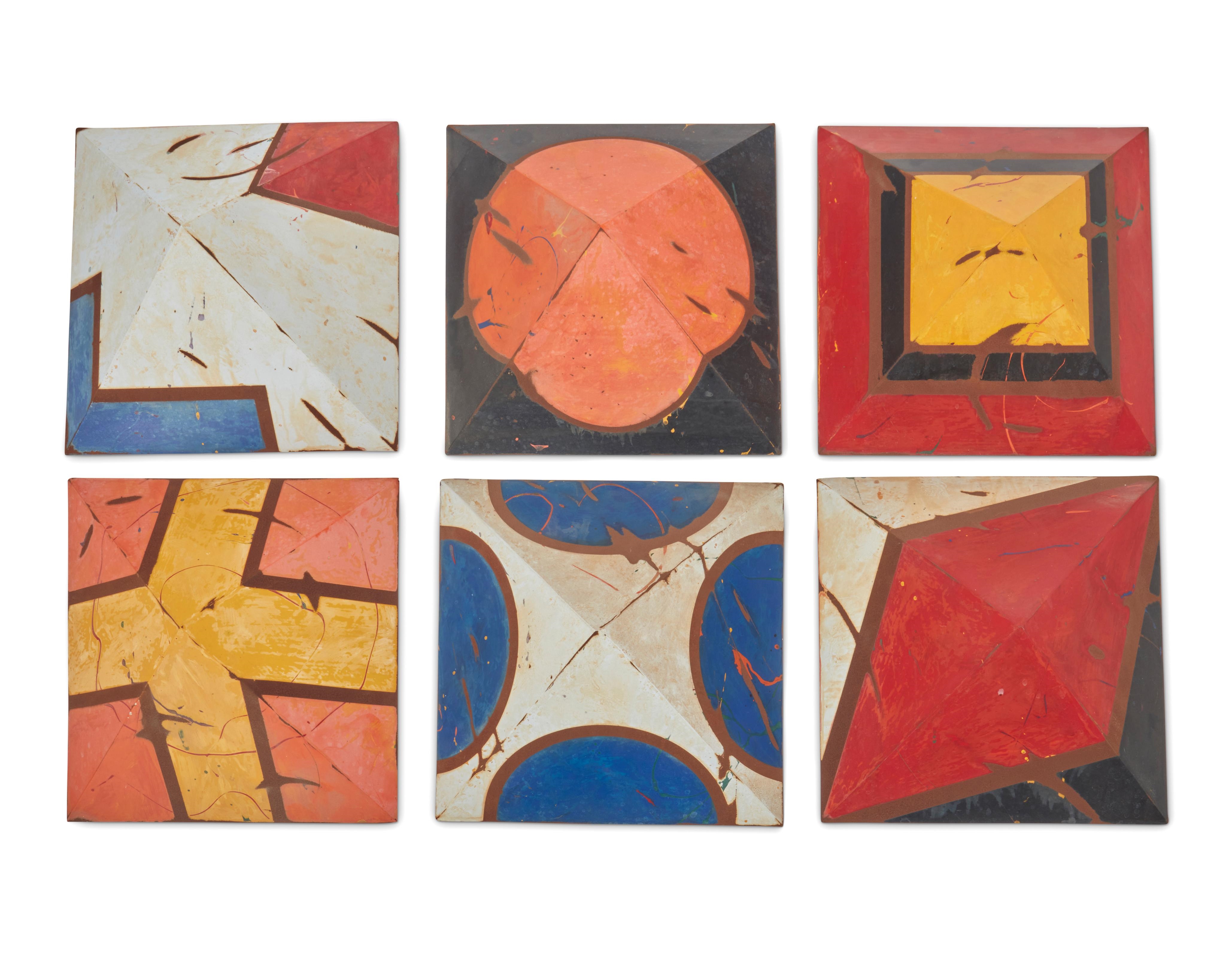 Artwork by Delos Van Earl, Abstract wall, Made of Steel and paint