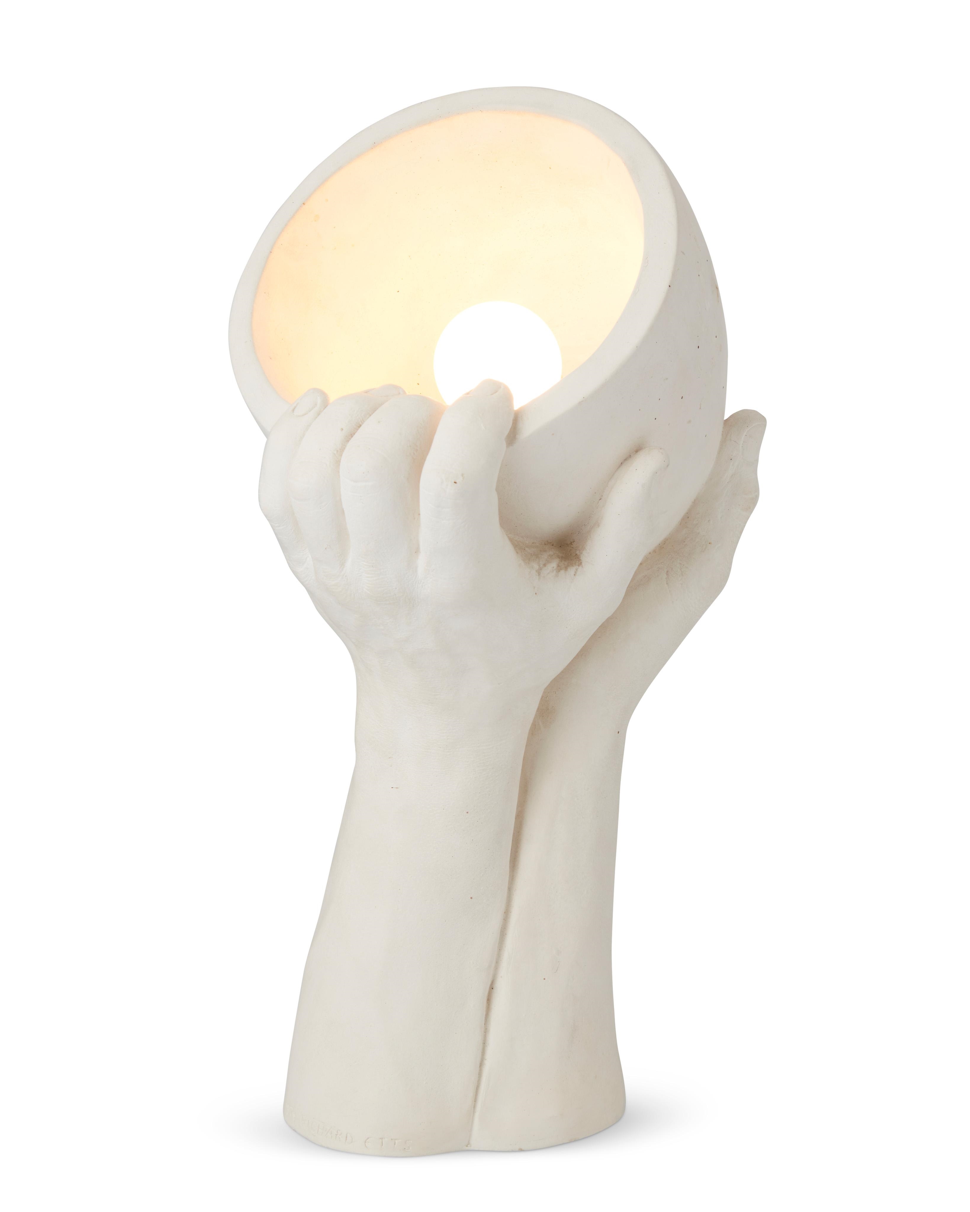 Richard Etts A cast plaster Surrealist table lamp, (1974) MutualArt