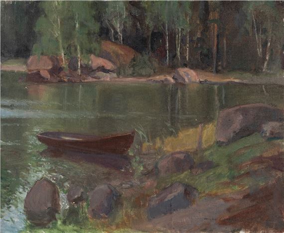 Shore landscape by Vilho Sjöström