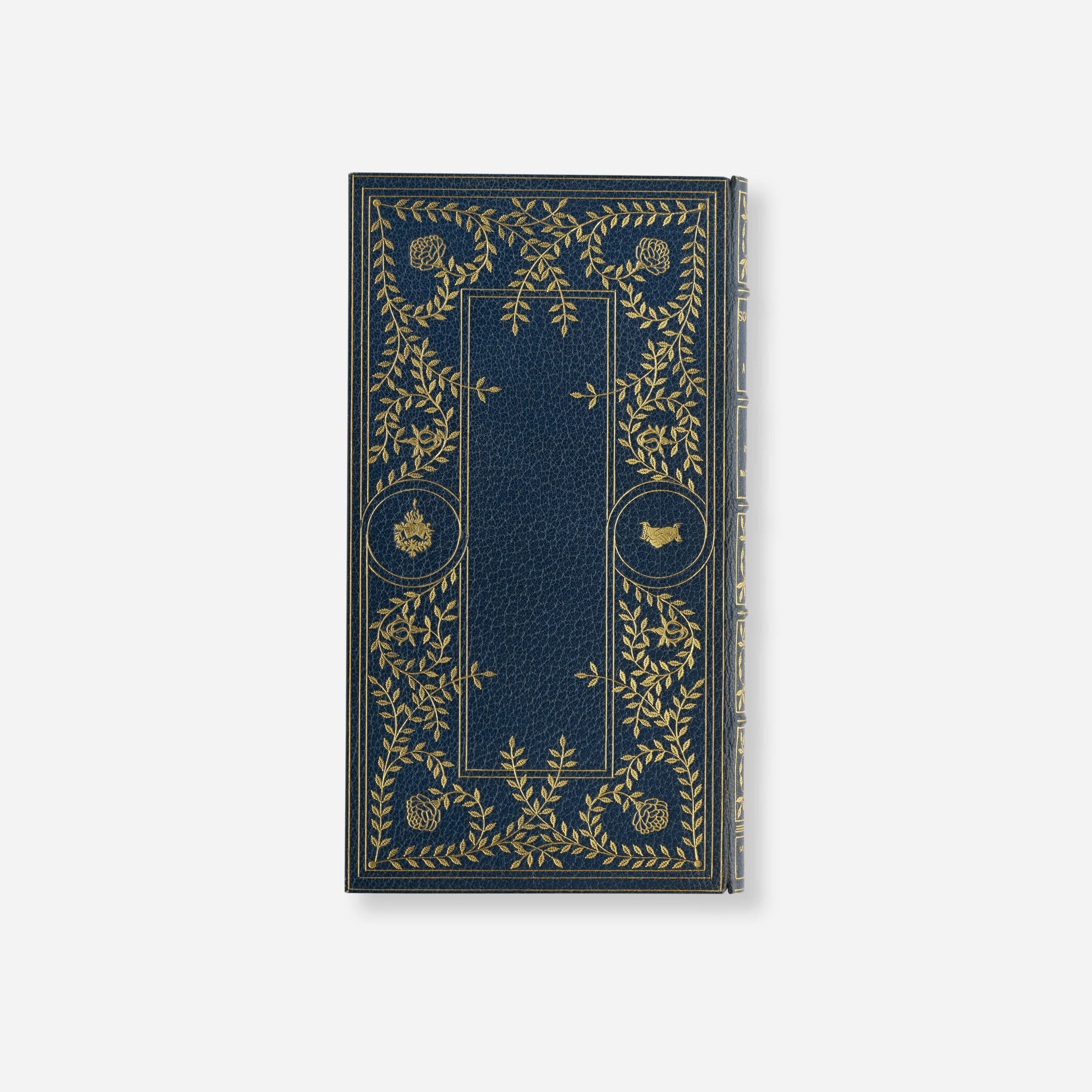 Artwork by Ernest Mcgaffey, Sonnets to a Wife, Made of full leather-bound book with gilding, paper