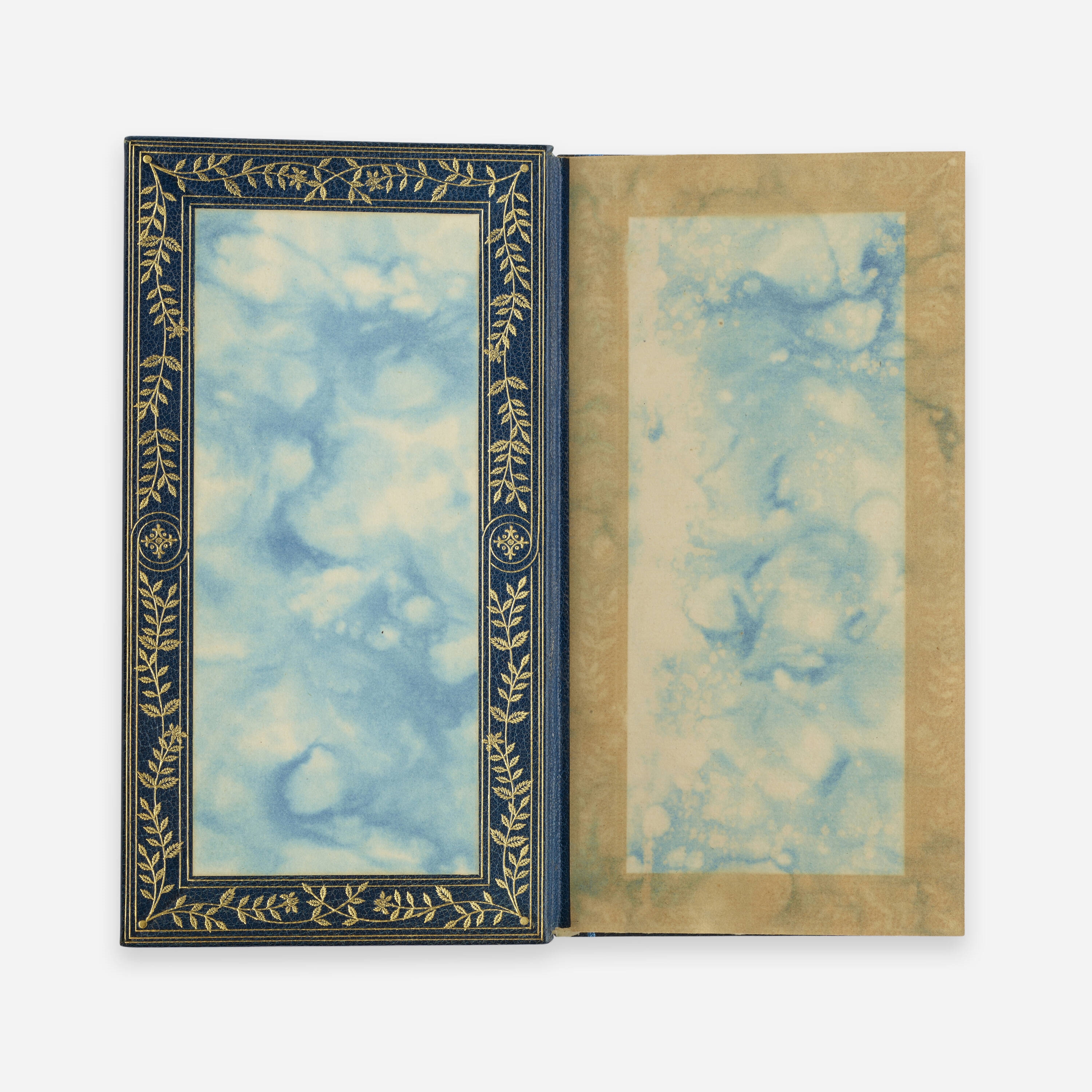 Artwork by Ernest Mcgaffey, Sonnets to a Wife, Made of full leather-bound book with gilding, paper