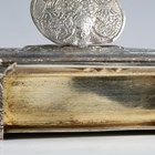 Artwork by Karl Griesbaum, Singing bird automaton musical box, Made of .800 silver