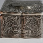 Artwork by Karl Griesbaum, Singing bird automaton musical box, Made of .800 silver