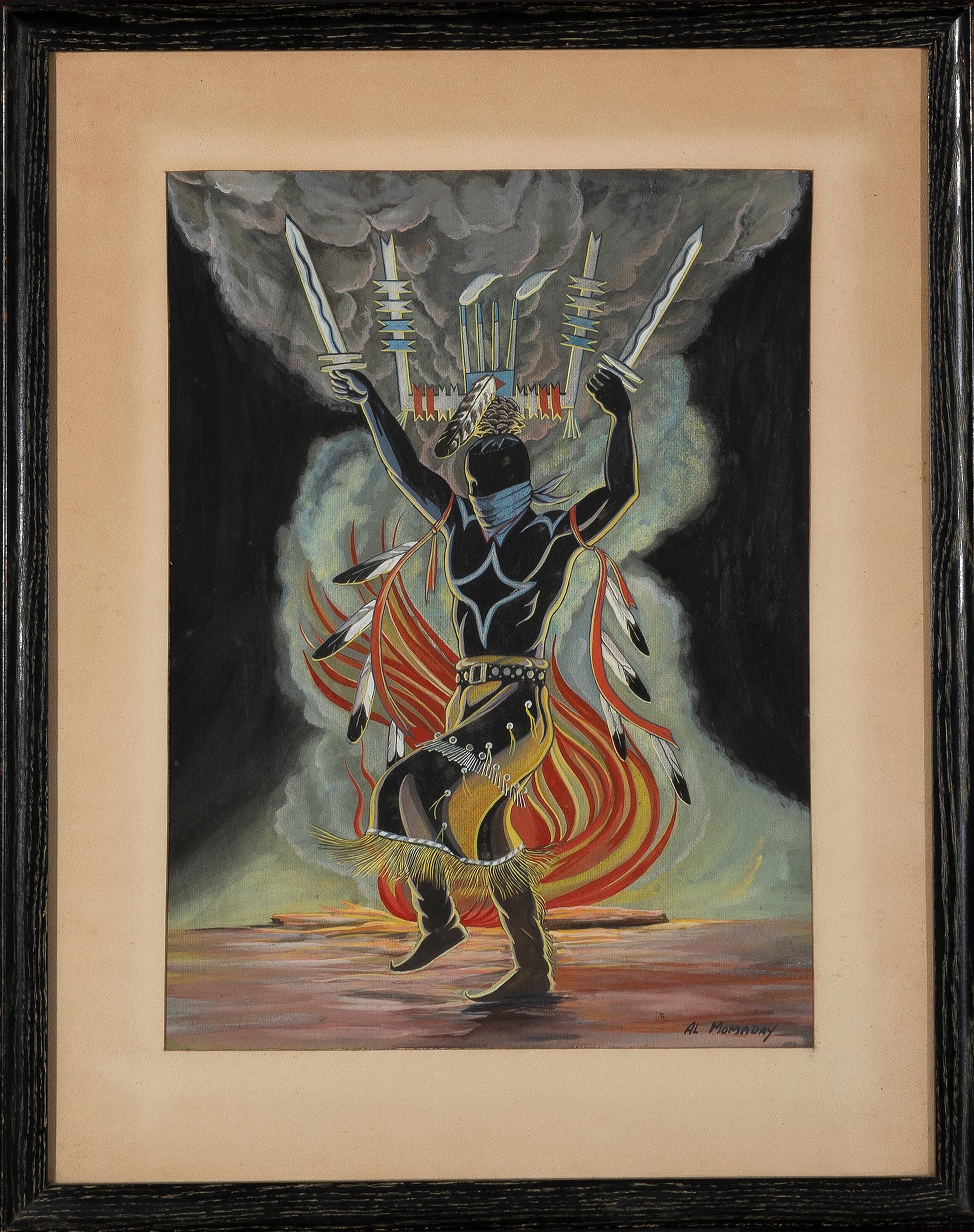Al Momaday | Untitled (Fire Dancer) | MutualArt