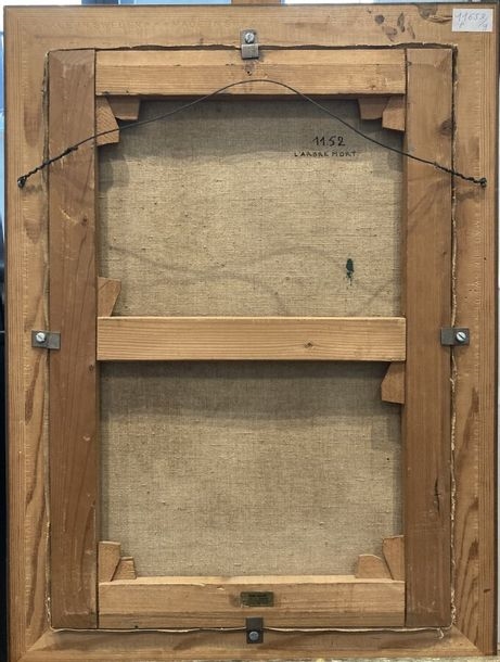 Artwork by Pierre Theron, L'arbre mort, Made of Oil on canvas