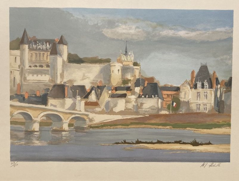 Pierre-Marie Rudelle | Bords de Loire à Amboise | MutualArt