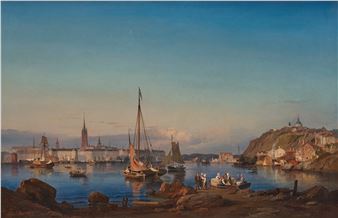 Stockholm from Riddarholmen - Carl Frederik Sørensen