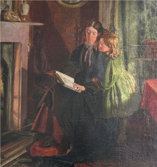 Edward Augustus Gifford | The Reading, The Artist's Wife and Daughter ...
