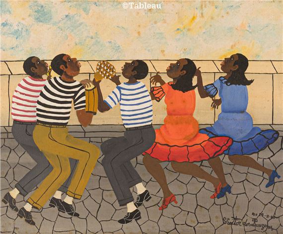 Roda de samba by Heitor dos Prazeres, 1963