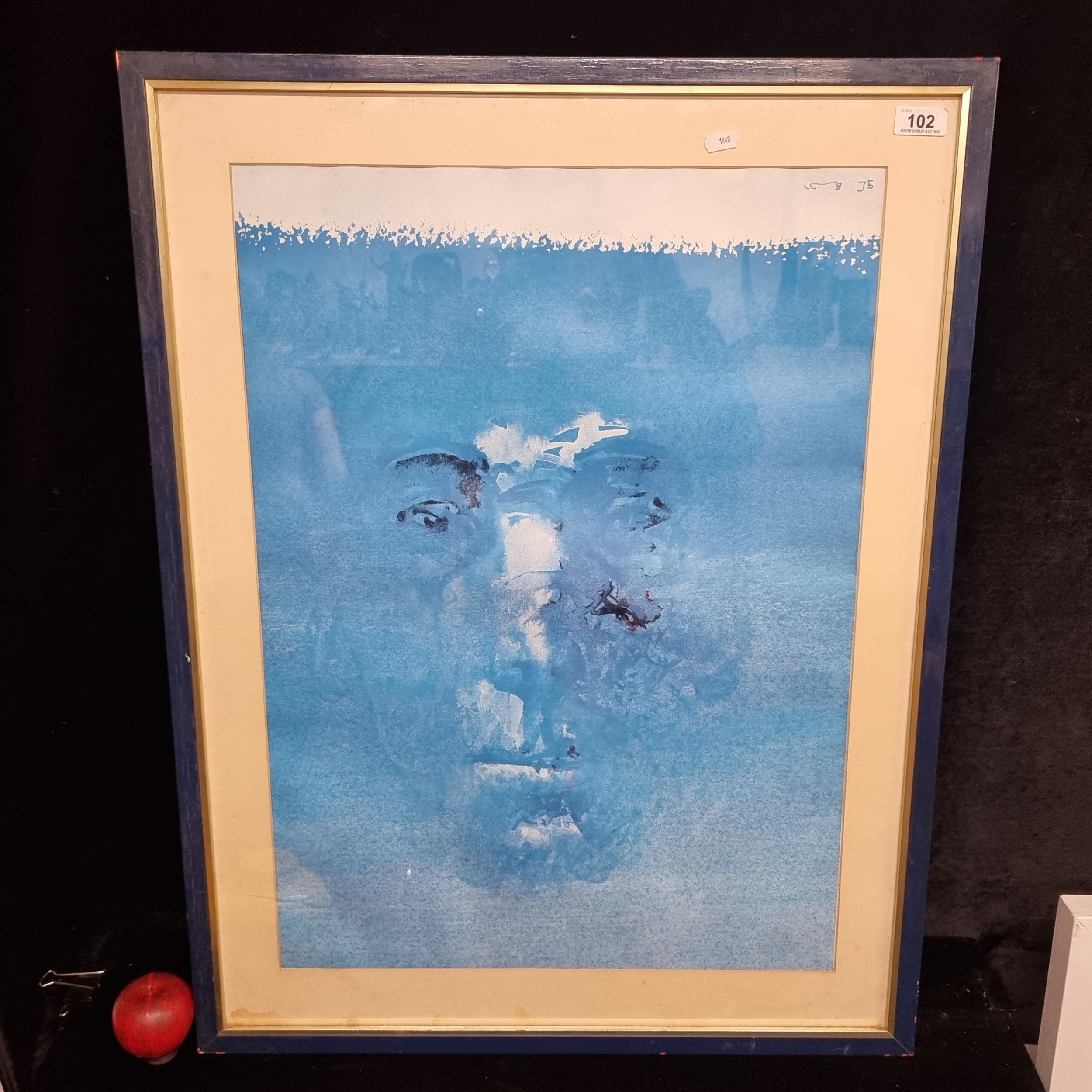 Louis Le Brocquy | Brocquy's portrait image of W.B. Yeats | MutualArt