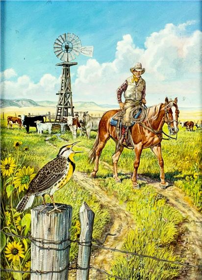 Cattlemens Canary by Mille (mildred Carol) Funk, 1986