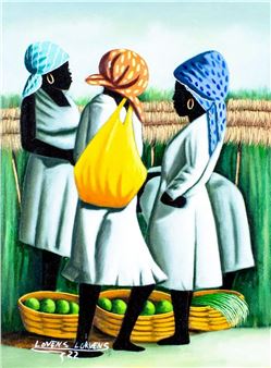 Three Haitian Women - Lorvens Lovens