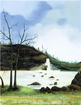 River Landscape - Lutz Bacher