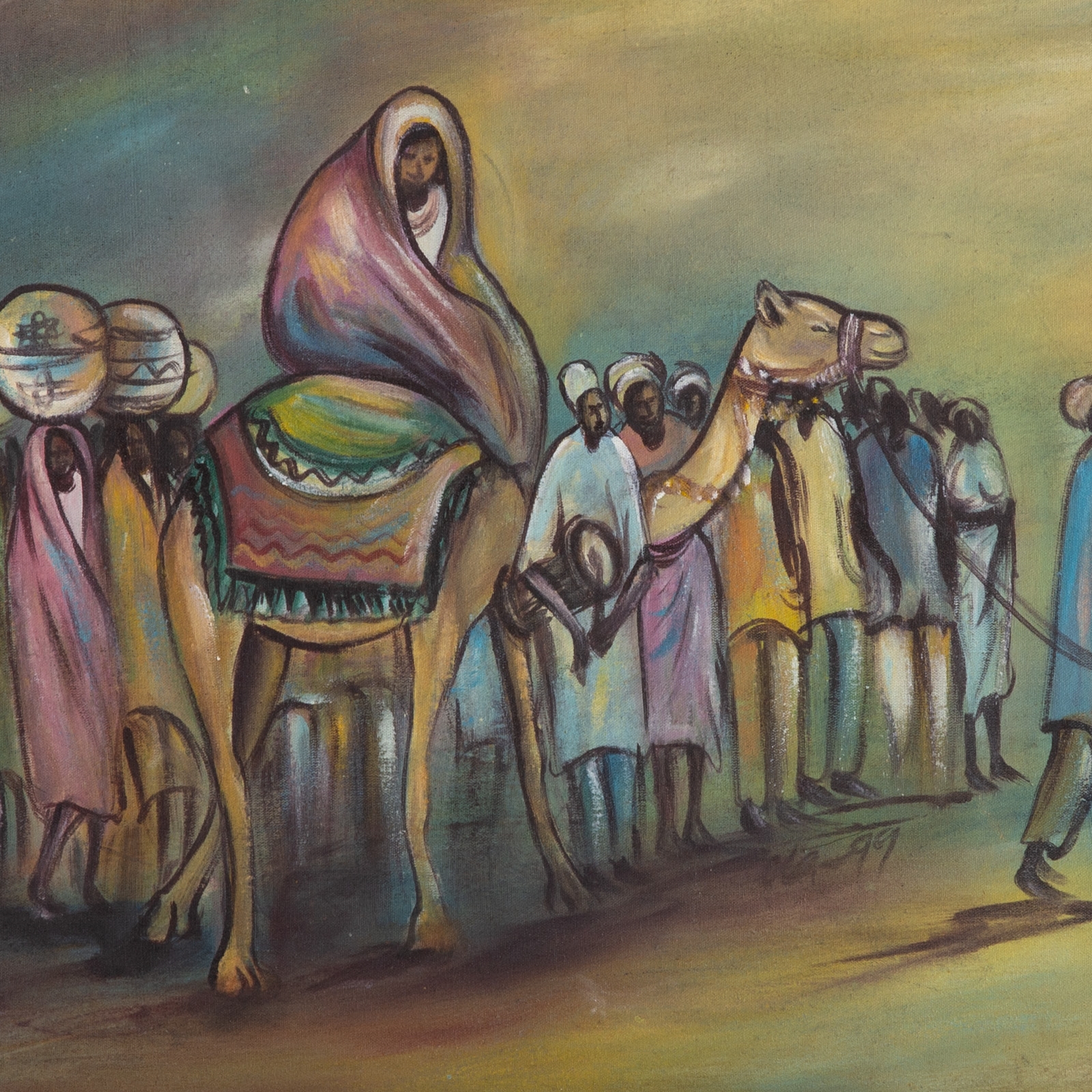 Ola Balogun | Procession | MutualArt