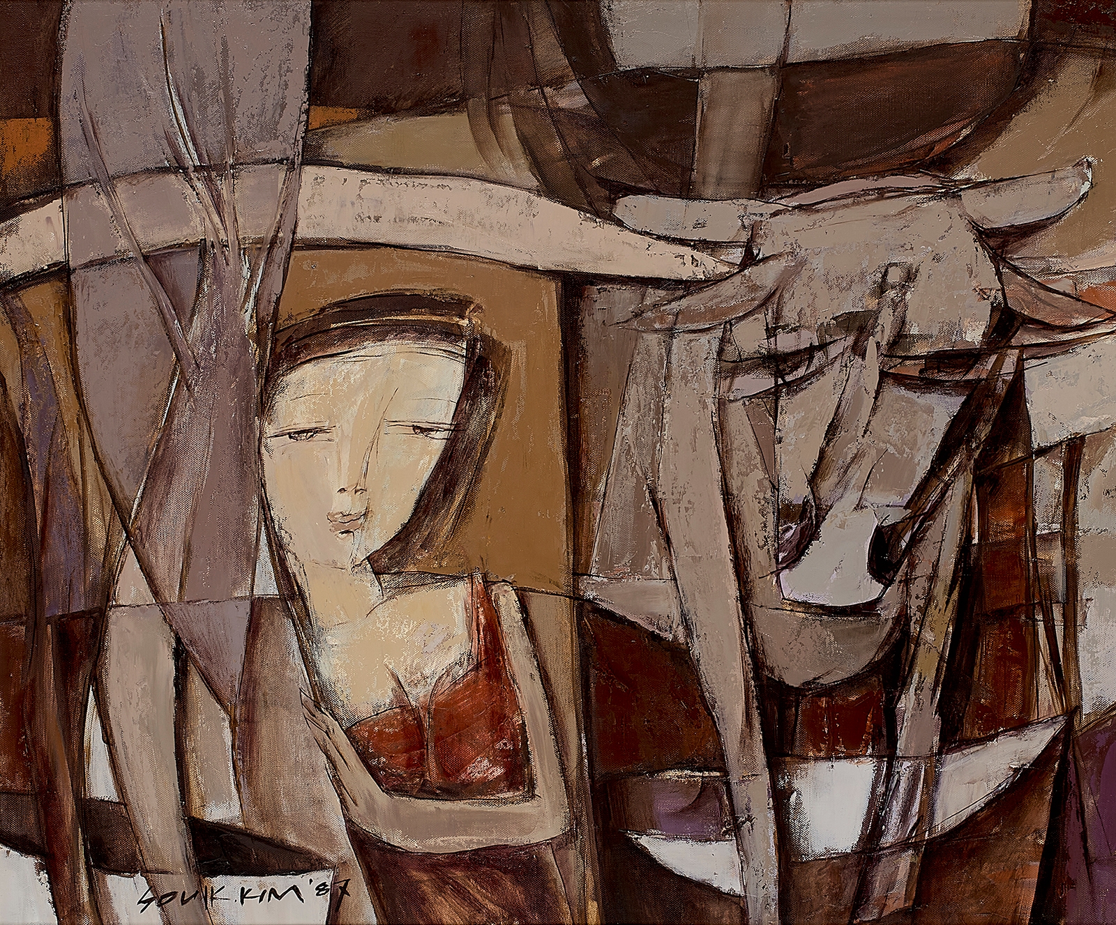 Artwork by Kim Souik, Untitled, Made of oil on canvas