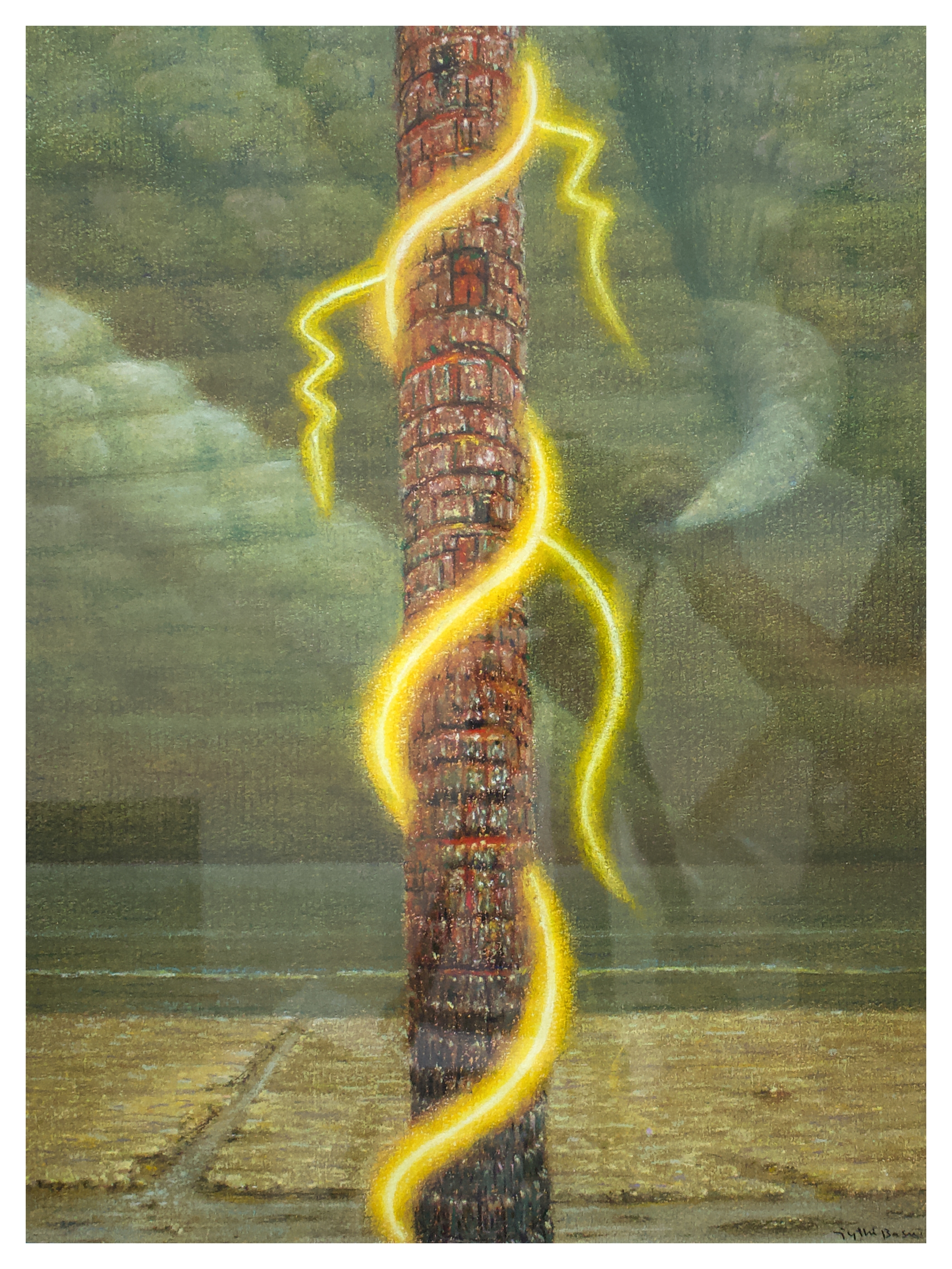 Artwork by Jyothi Basu, The Chosen One, Made of Pastel on paper