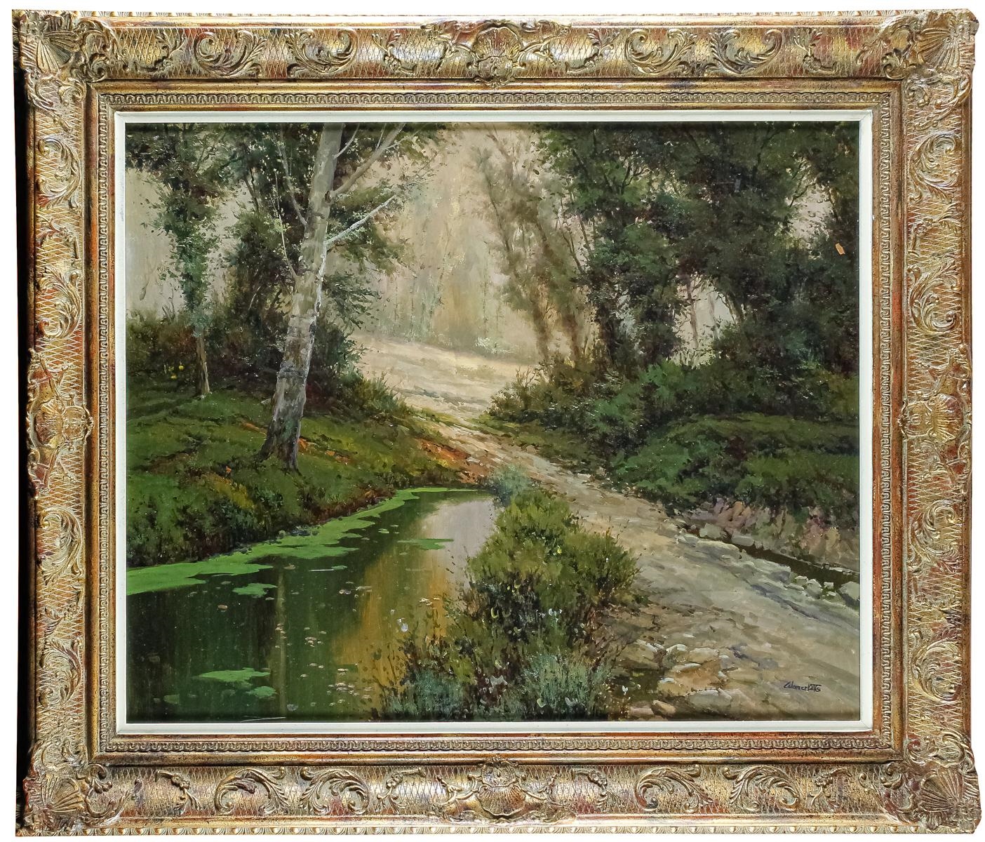 Joan Colomer Valls | Paisaje con río | MutualArt