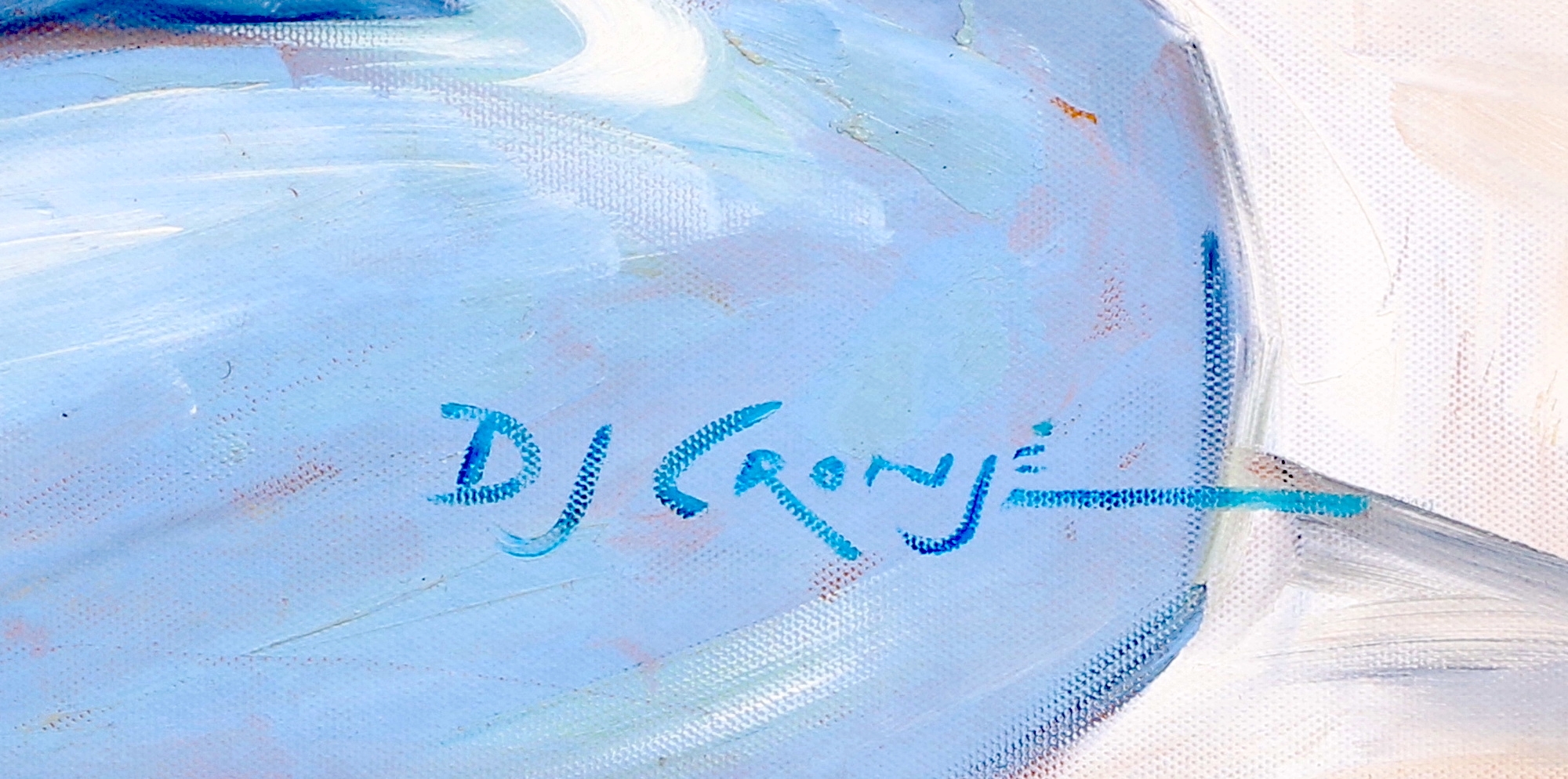 Artwork by Danie Cronje, SEATED WOMAN IN BLUE JEANS, Made of oil on canvas on board