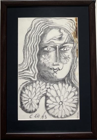 Cihat Özegemen | Sürrealist Portre (1983) | MutualArt