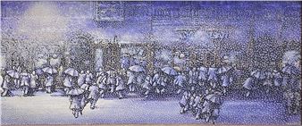 "Cadde'de Kış" İmzalı - Tekin Artemel