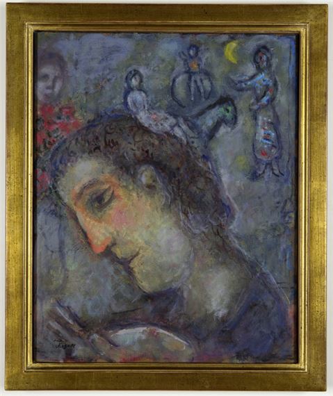 Marc Chagall | Autoportrait du peintre (1975) | MutualArt
