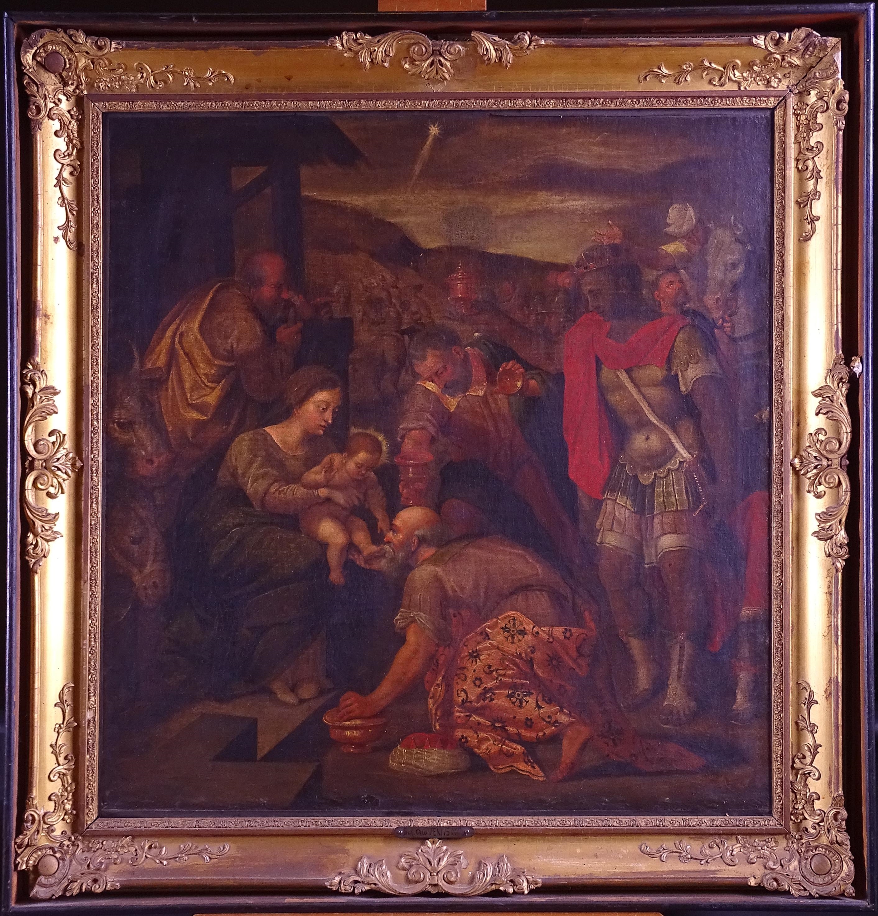Artwork by Otto van Veen, Adoration des Mages, Made of oil on canvas