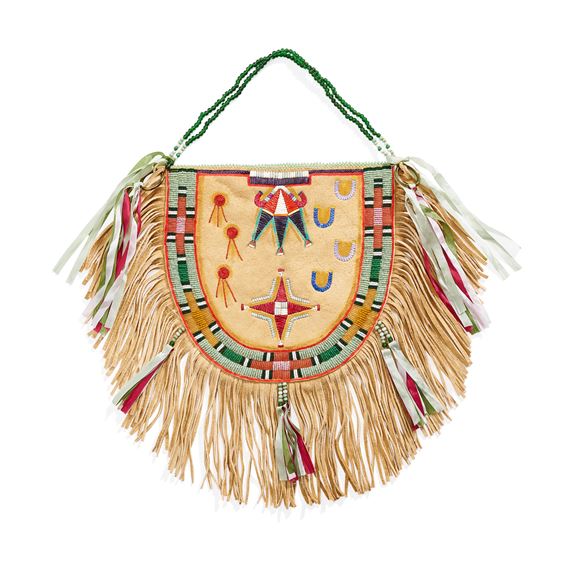 Quilled and beaded bag - Juanita Growing Thunder Fogerty